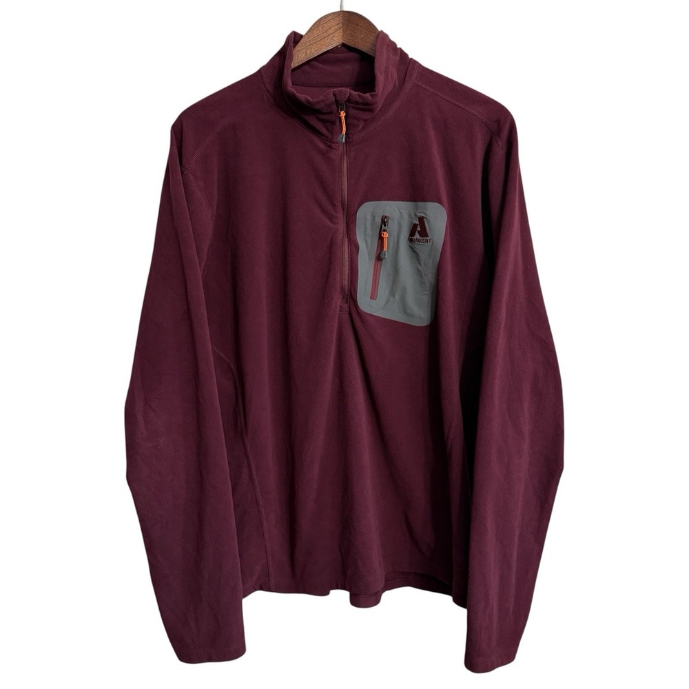 Eddie Bauer First Ascent fleece pullover men's XL‎ Expedition Outfitter 1/4 zip